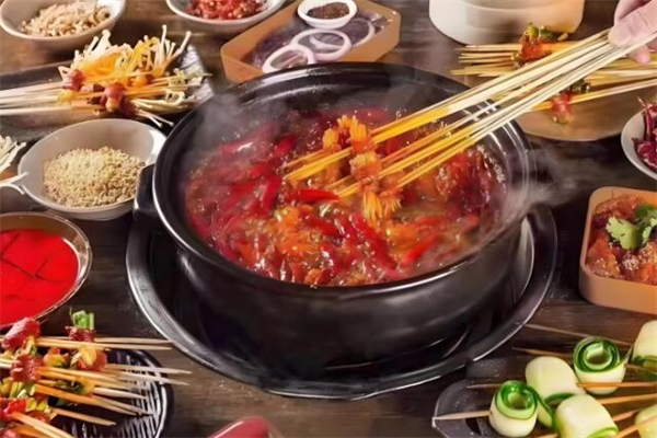 煮满签串串香火锅