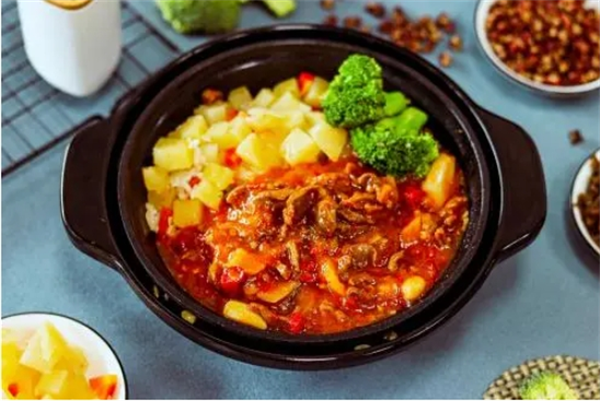 煲盖头煲仔饭
