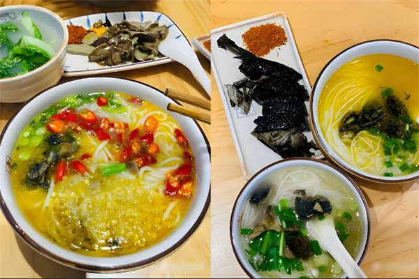 莉姐家馄饨和乌鸡米线