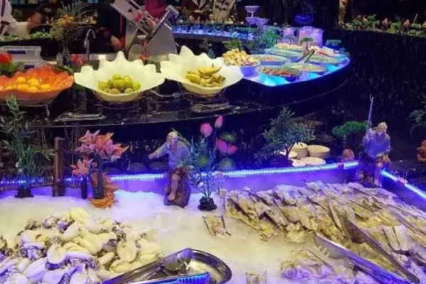 炭烤麻里牛排海鲜