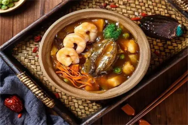 神仙盅鲍鱼饭