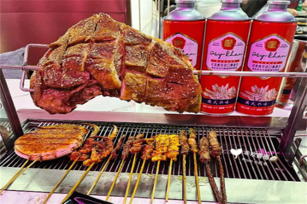 乌兰烧烤烤羊腿