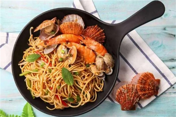 海鲜遇见面店