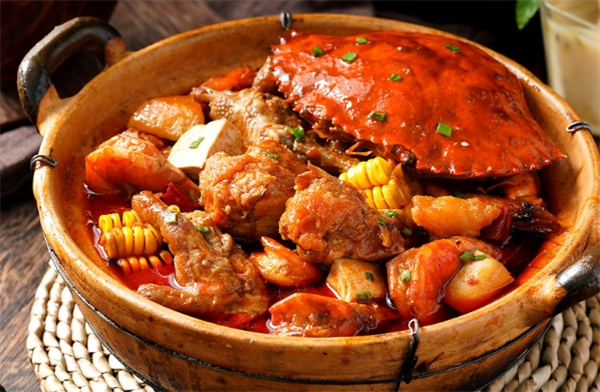七好肉蟹煲