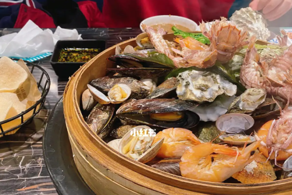 锅上蒸蒸汽海鲜加盟