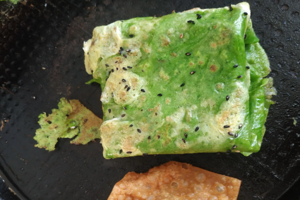 板砖蔬菜煎饼