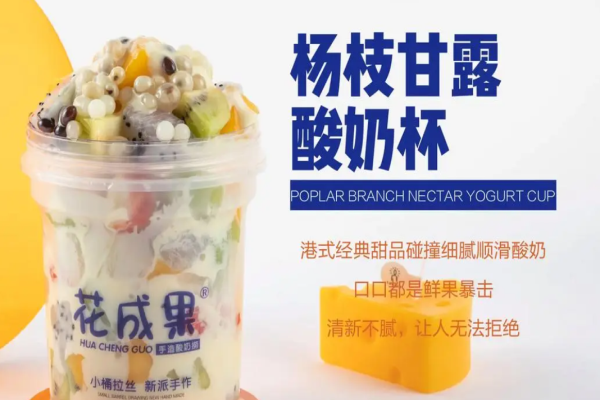 花成果酸奶捞加盟需要多少钱?