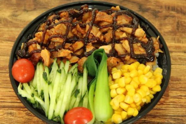肉圆烤肉饭