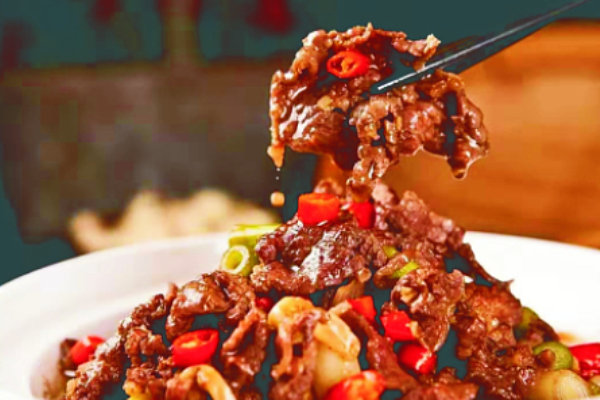 小霸椒现炒黄牛肉