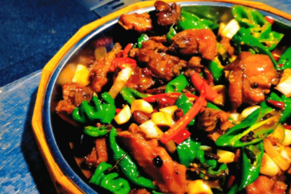十二椒炒鸡饭