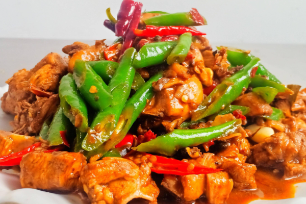 十二椒炒鸡饭
