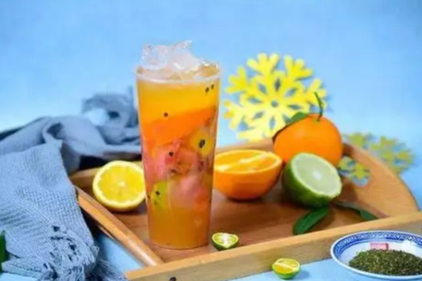 糖橘鲜果茶