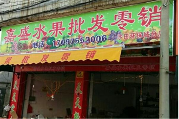 嘉盛果业加盟