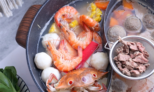 叁楼点心海鲜牛肉火锅