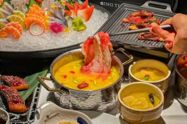唐小鲜和牛海鲜火锅