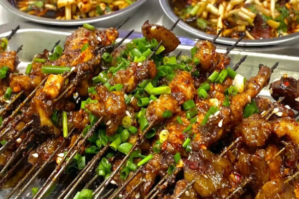 黔仙人酱爆铁签烤牛肉