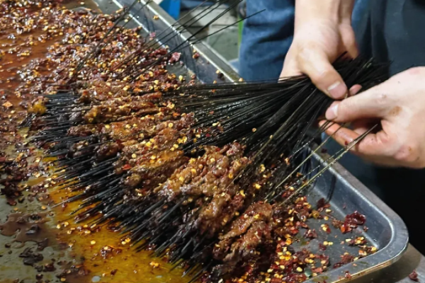 黔仙人酱爆铁签烤牛肉