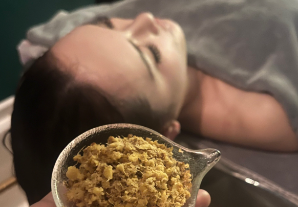 中草药生姜洗头