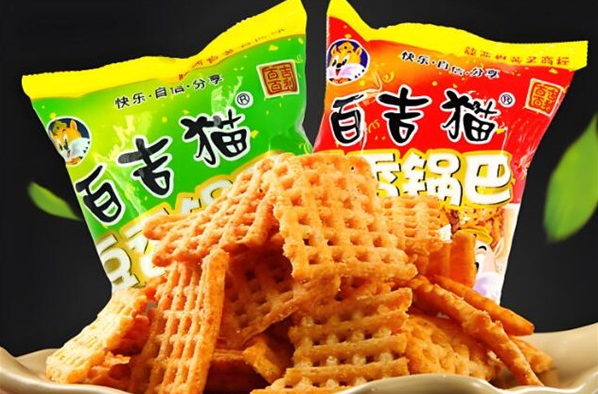 百吉猫锅巴零食加盟