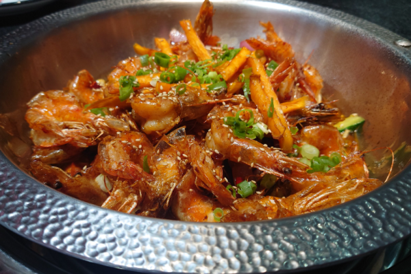 囲大虾鲜虾火锅
