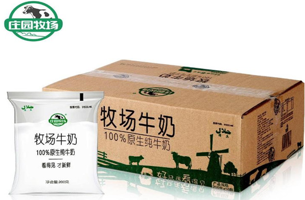 庄园牧场牛奶加盟