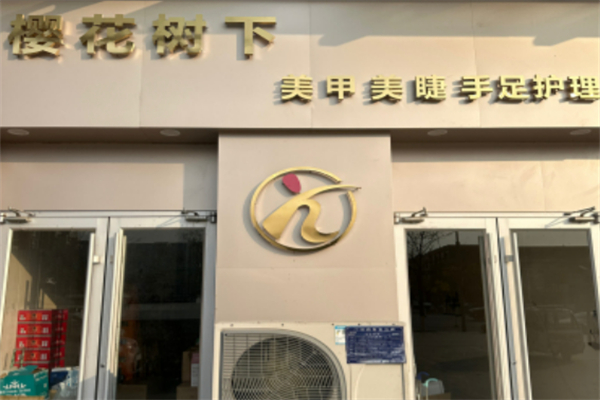 樱花树下美甲店