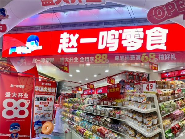 赵一鸣量版零食加盟