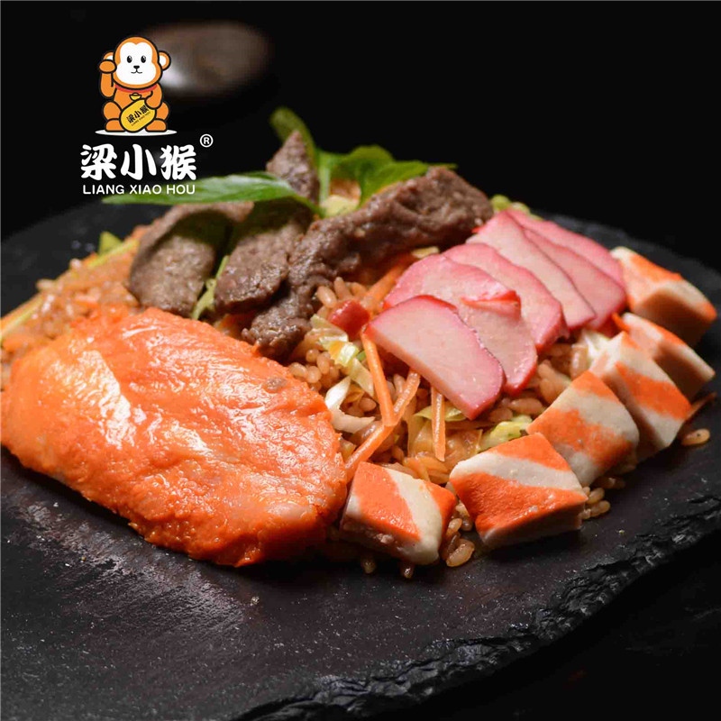 梁小猴港式铁板饭加盟