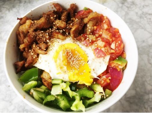 胖丫烤肉拌饭