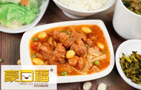 豪口福台式卤肉饭