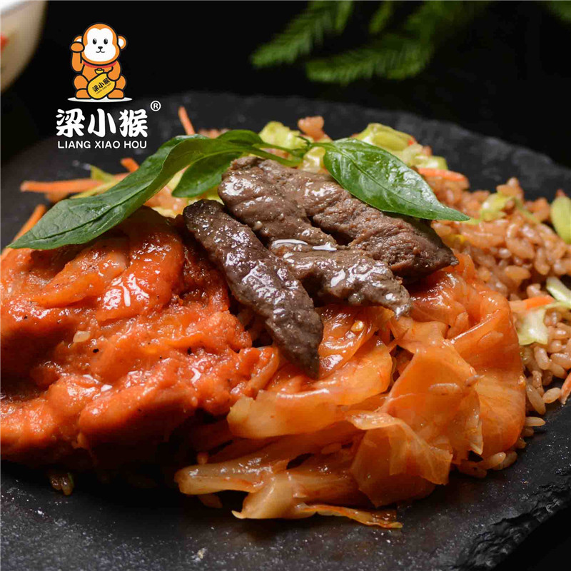 梁小猴港式铁板饭加盟