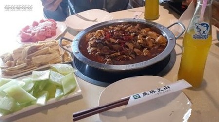 风林火山牛板筋火锅
