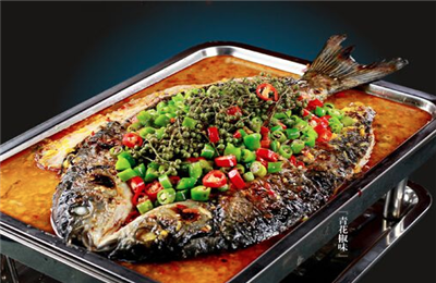 野炉无骨烤鱼饭