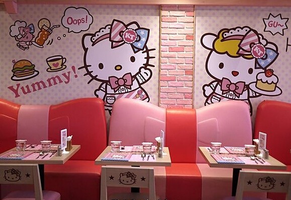 kitty主题餐厅
